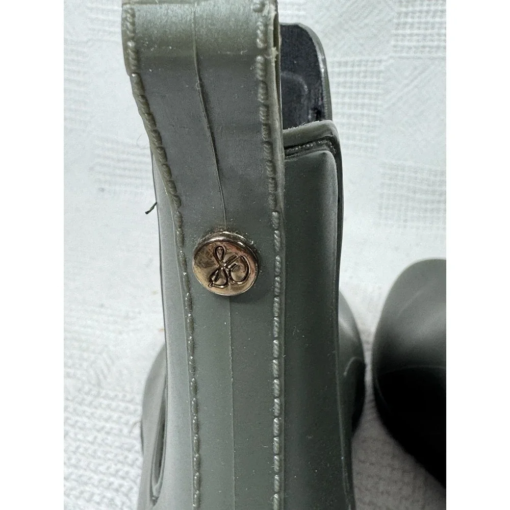 Sam Edelman Womens 9 Tinsley Moss Green‎ Chelsea Ankle Rain Bootie